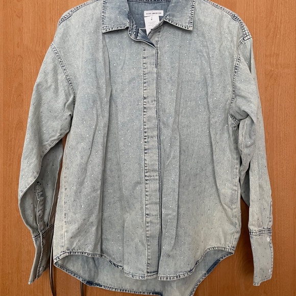 Good American Denim Shirt size 1 - Picture 2 of 4